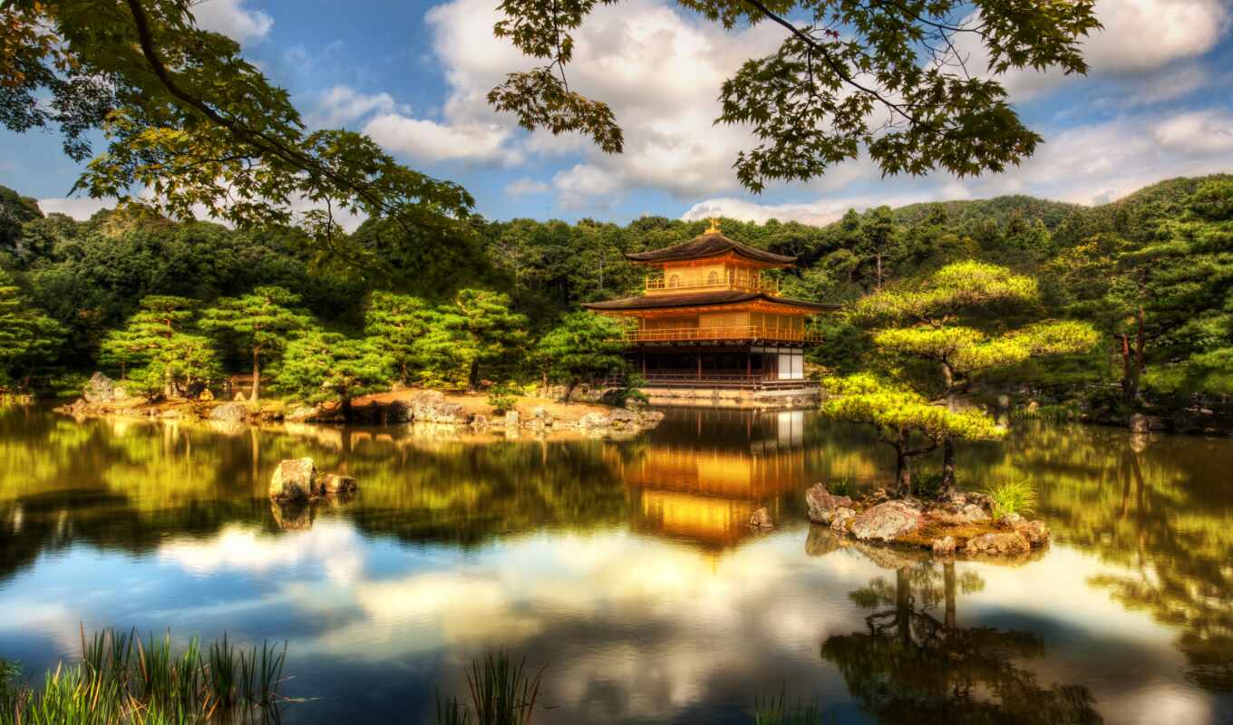 храм, japanese, garden, keep