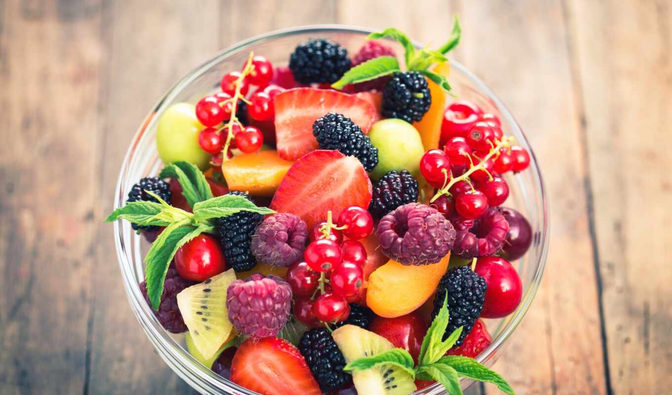 плод, клубника, blackberry, ягода, смородина, салат