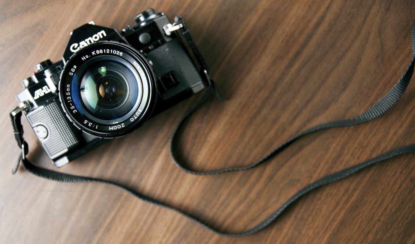 canon, photo camera, lens