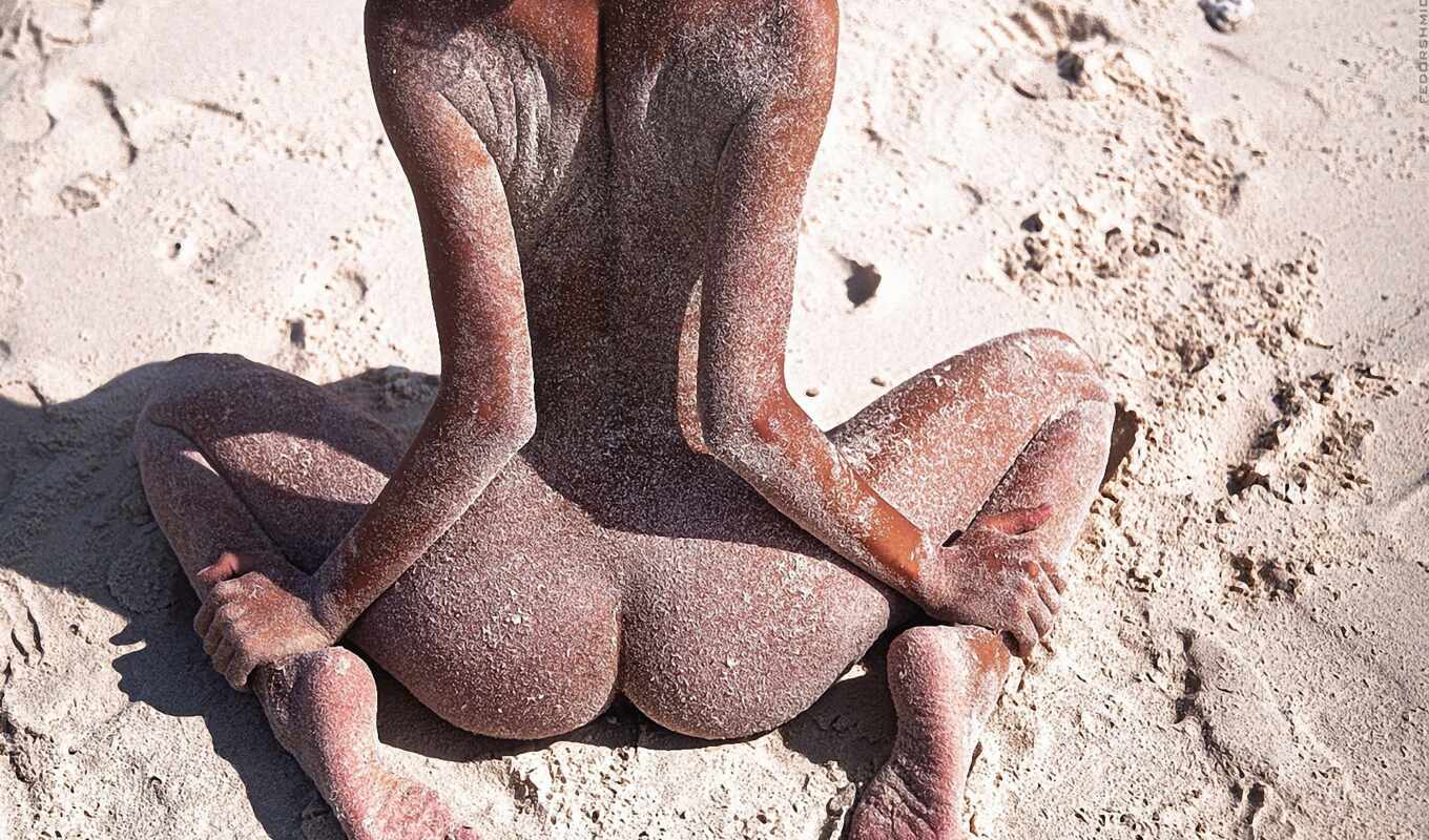 russian, sand