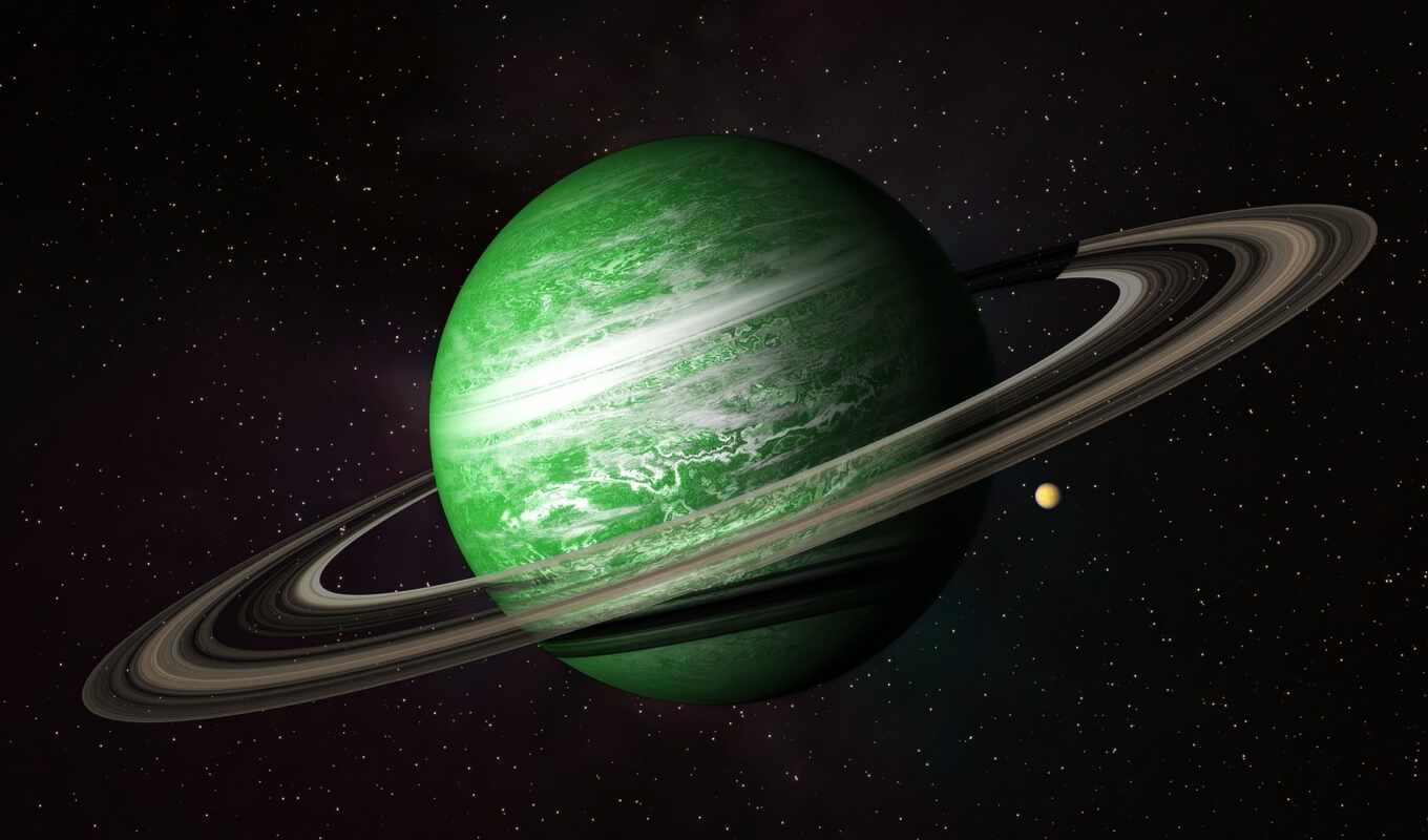 green, space, planet, belt