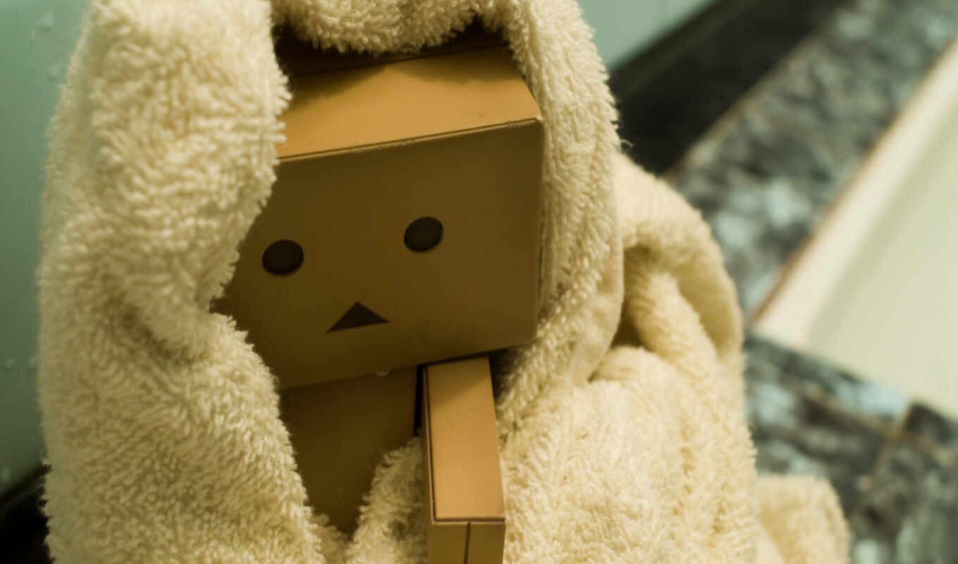 robots, head, picture, box, these, danbo, boxes, towel, paperboard