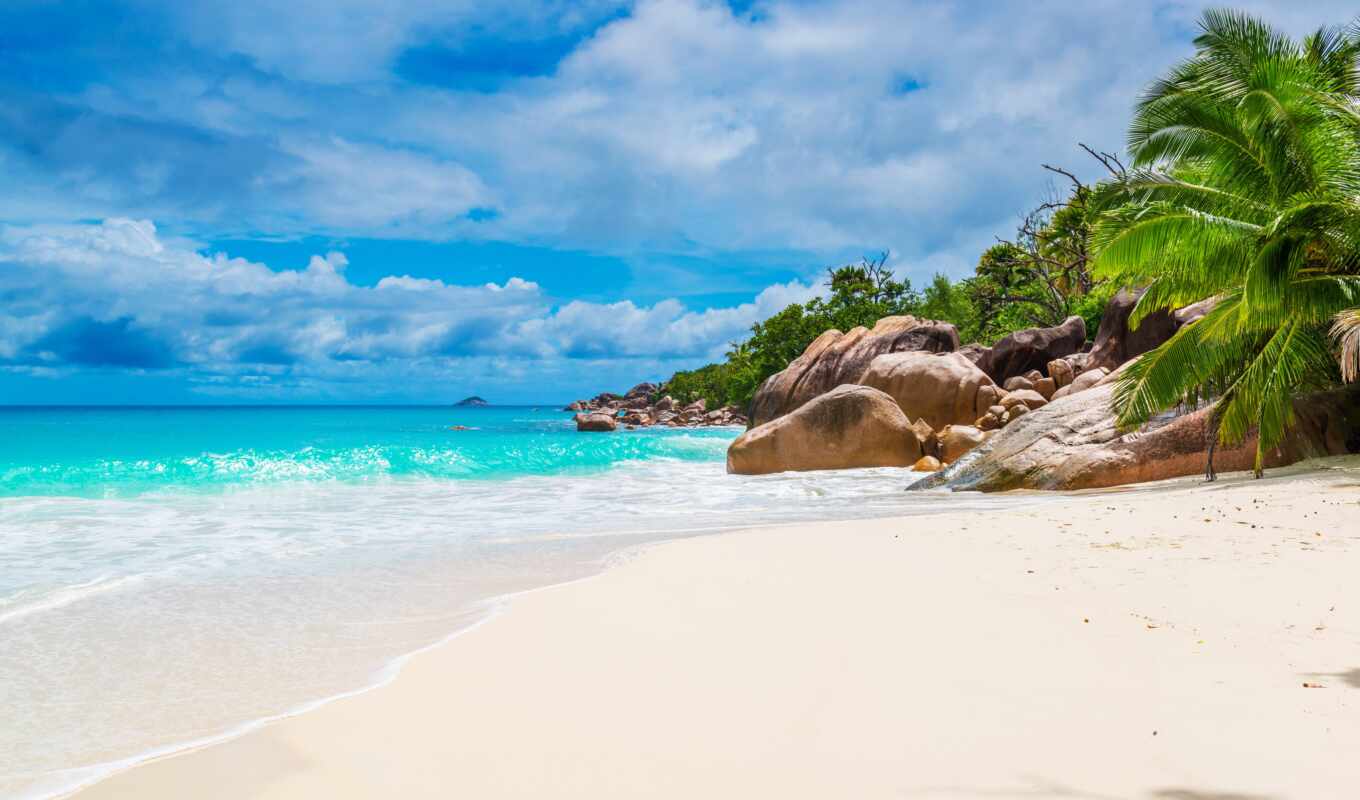 desktop, пляж, abyss, ecran, fond, seychelles, plage