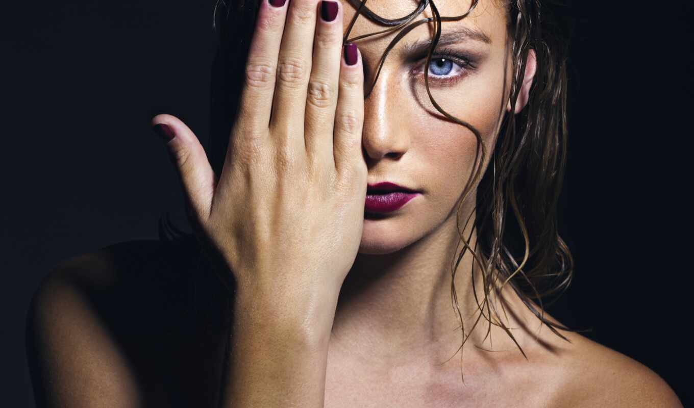 рука, девушка, женщина, глаза, cover, nail, наклейка, temporary, arm, waterproof, nakrasit