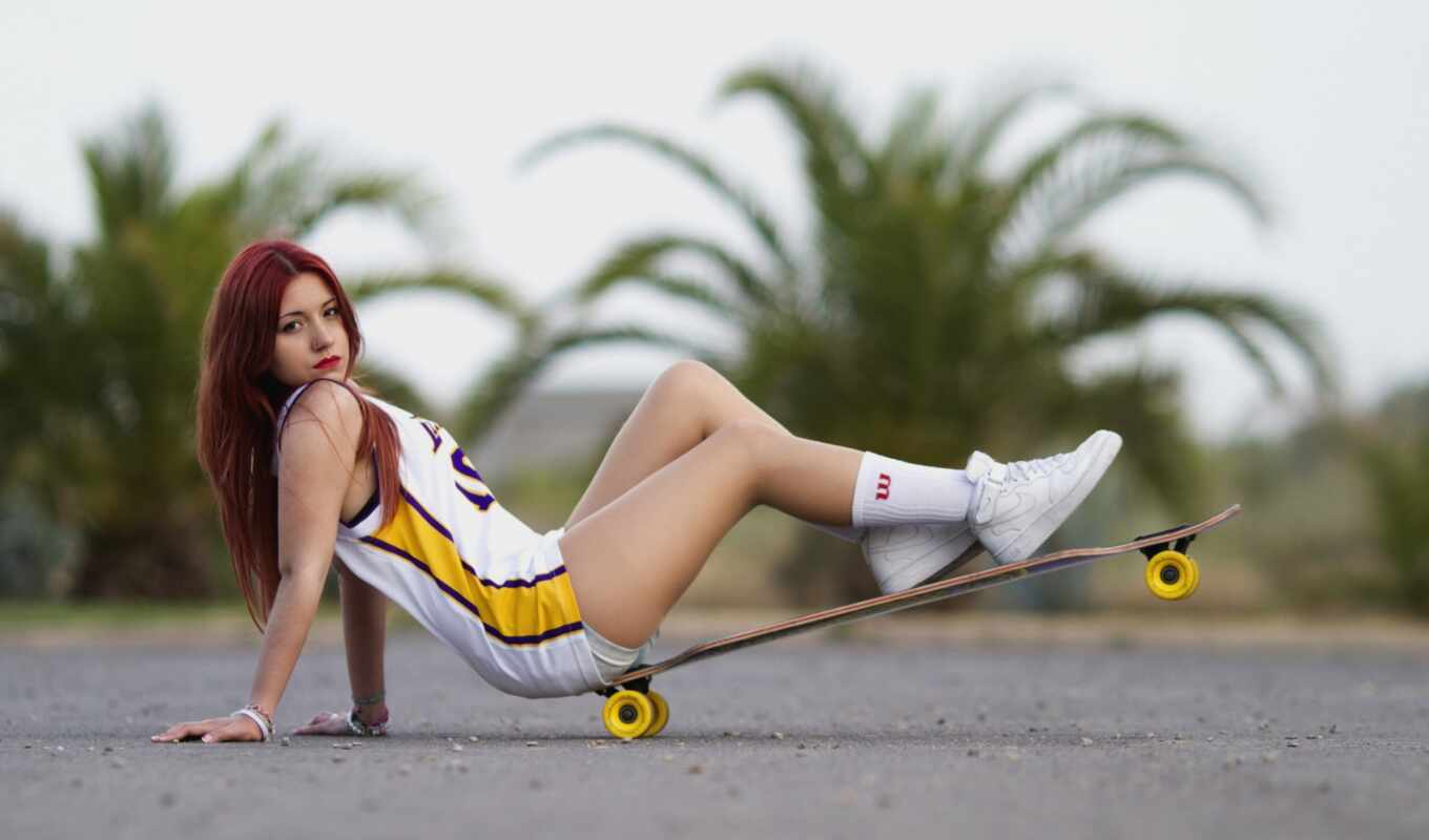 girl, video, devushki, skateboard, okay, skateboard, genby, rolling