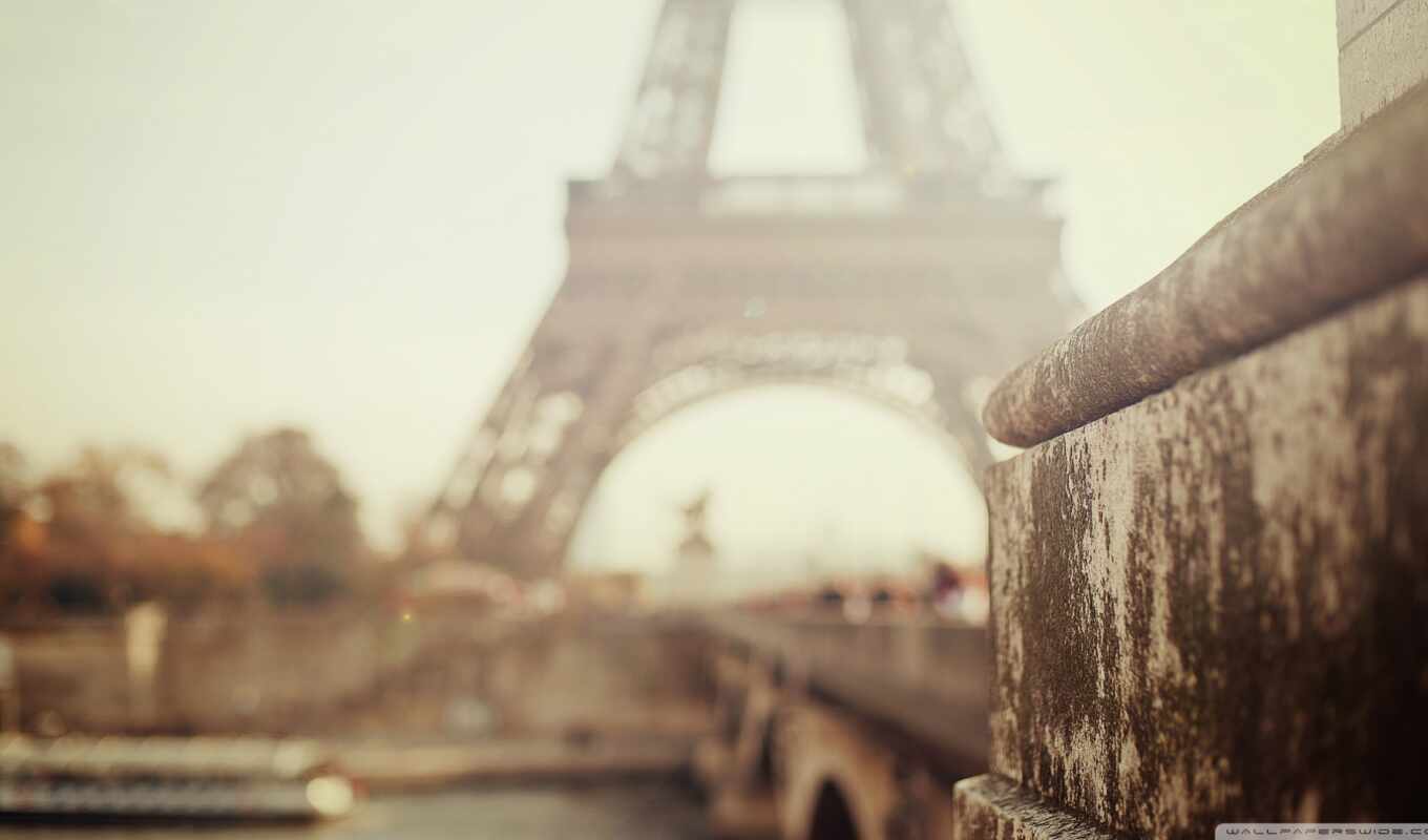 city, architecture, Paris, tower, focus, blurring, eiffel