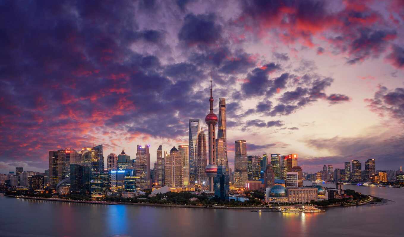 house, город, building, река, мегаполис, shanghai, china, небоскрёб, китаянка