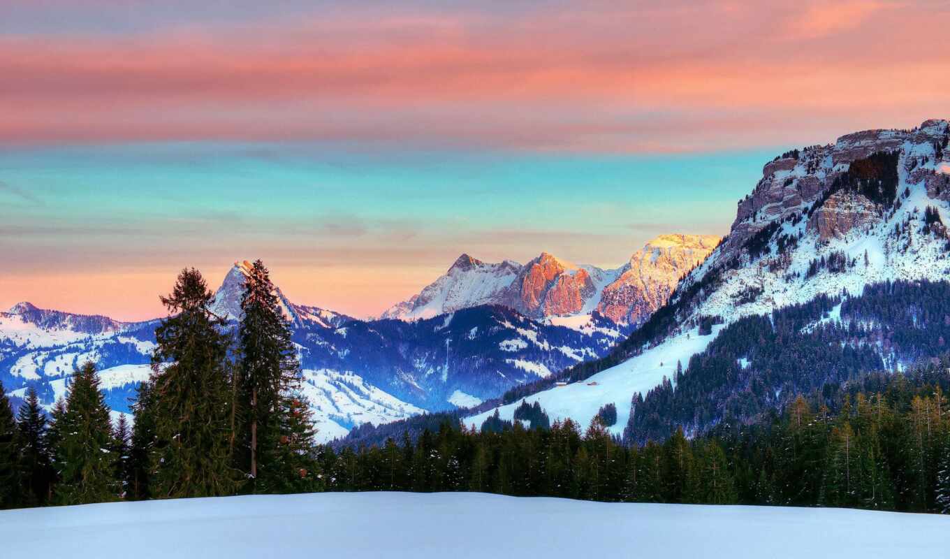 снег, winter, swiss, mountains, швейцария, альпы, alpine
