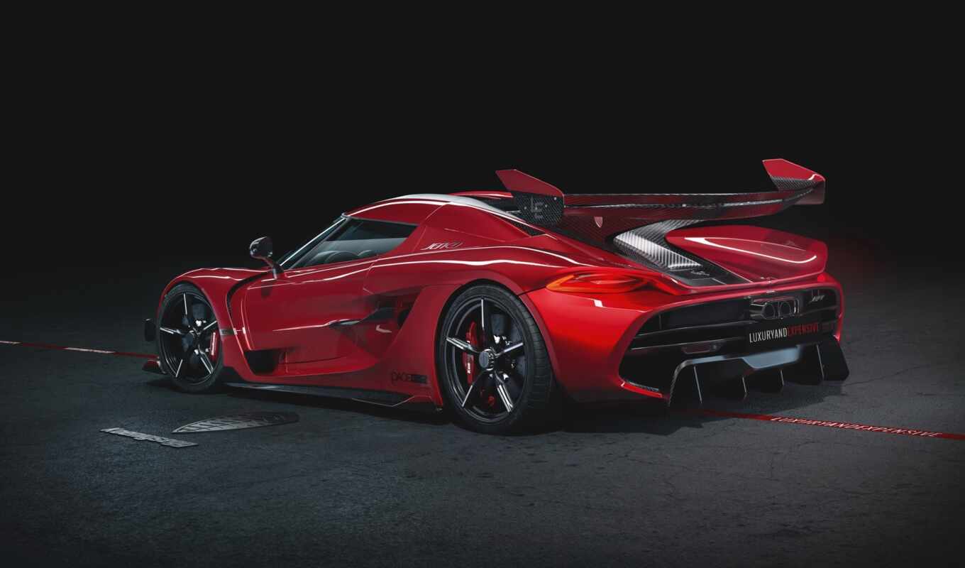 red, exclusive, cherry, one, concept, automotive, swedish, performance, hypercar