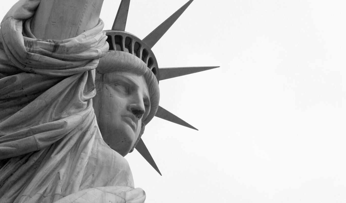new, город, статуя, нью, сша, американский, большой, plan, york, liberty, freedom