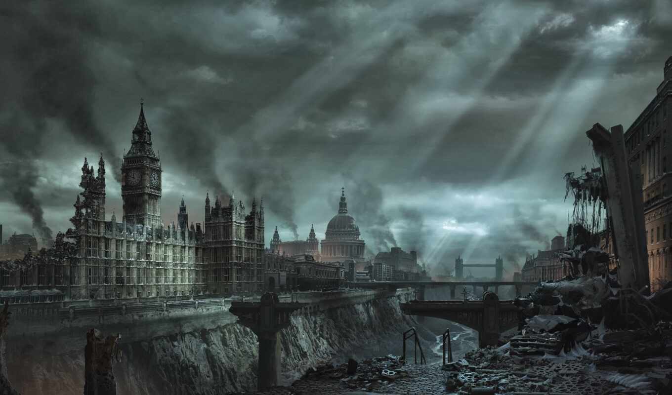 game, apocalyptic, london, hellgate