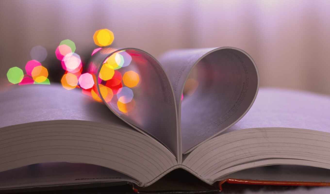 книга, сердце, книги, страницы, выбор, читателей