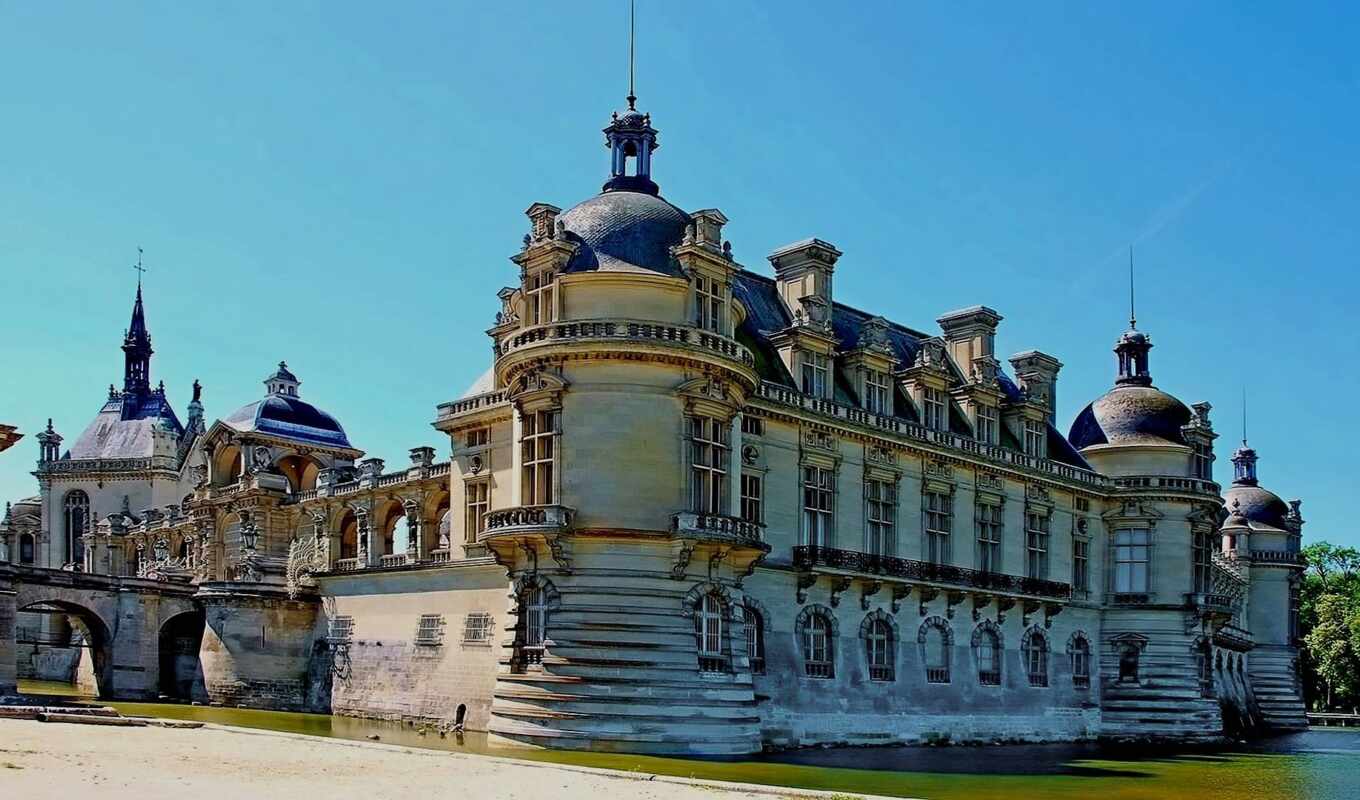 home, castle, beautiful, palace, chantilly, castle, chantillychateau, architecturezamok