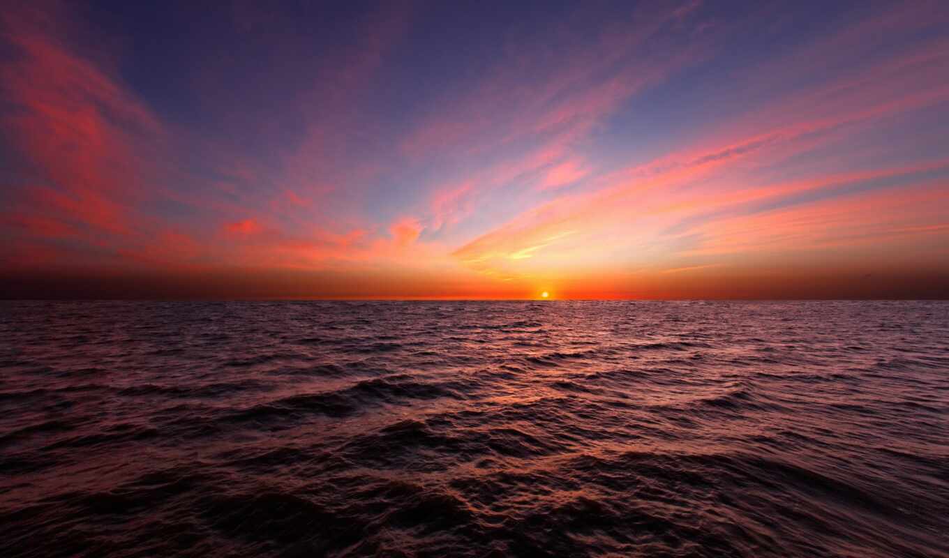 nature, sky, full, with, sunset, water, marine, suns, simples, sea