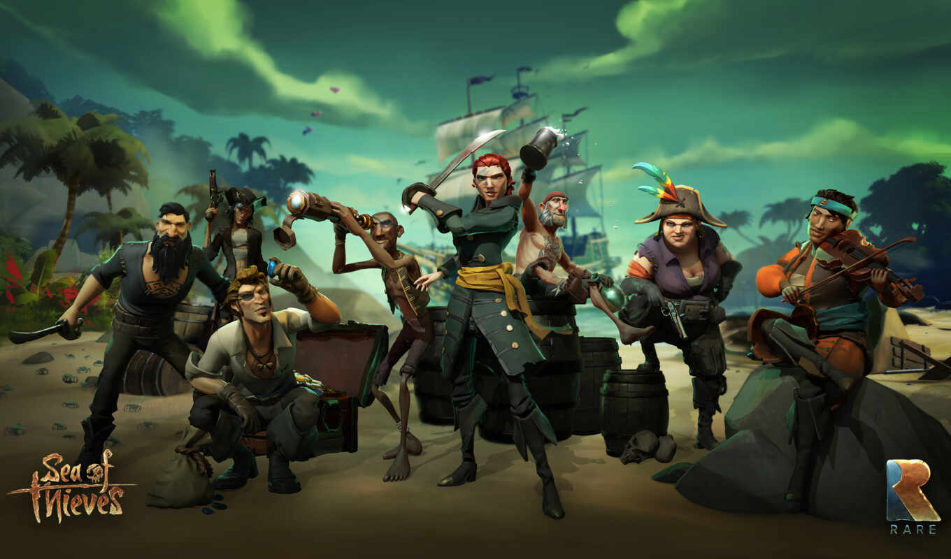 game, ship, sea, pirate, thieve
