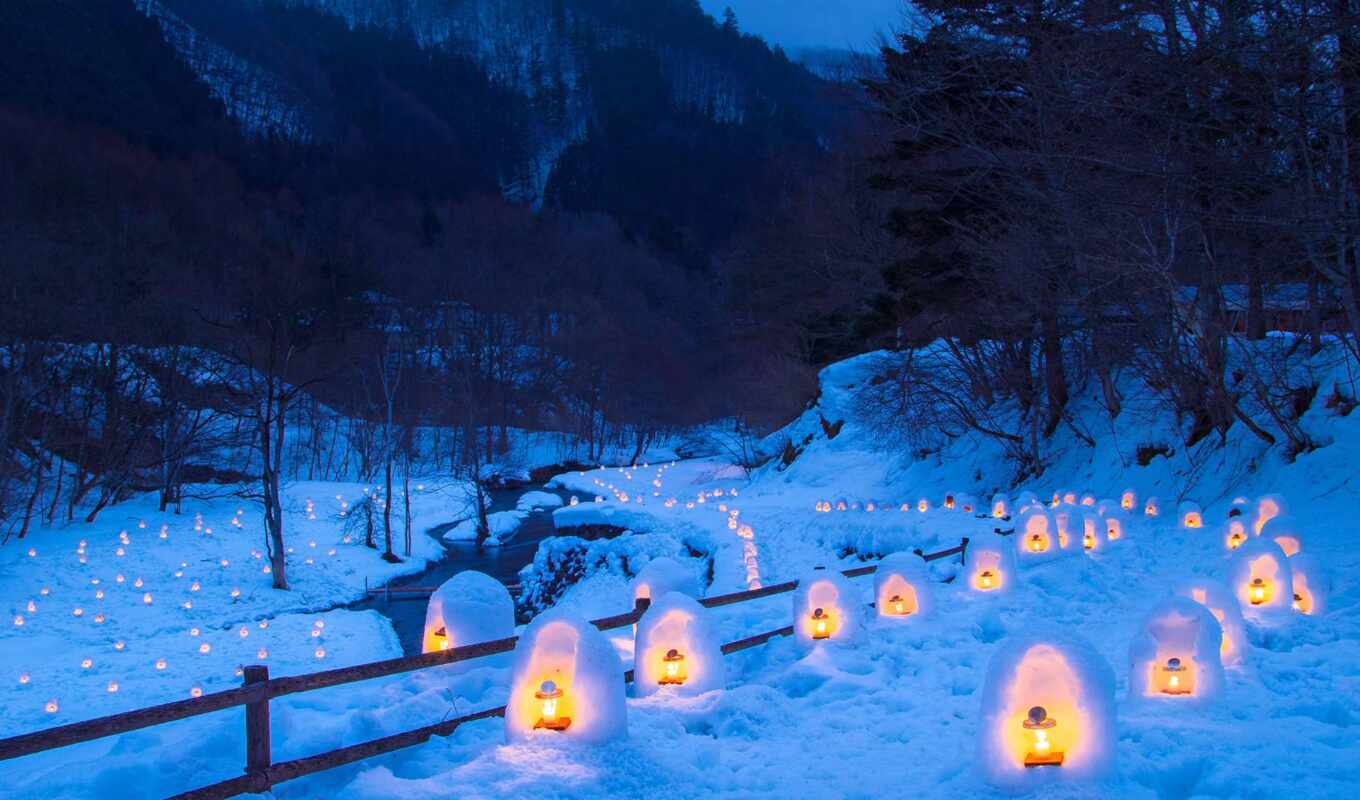 winter, Japan
