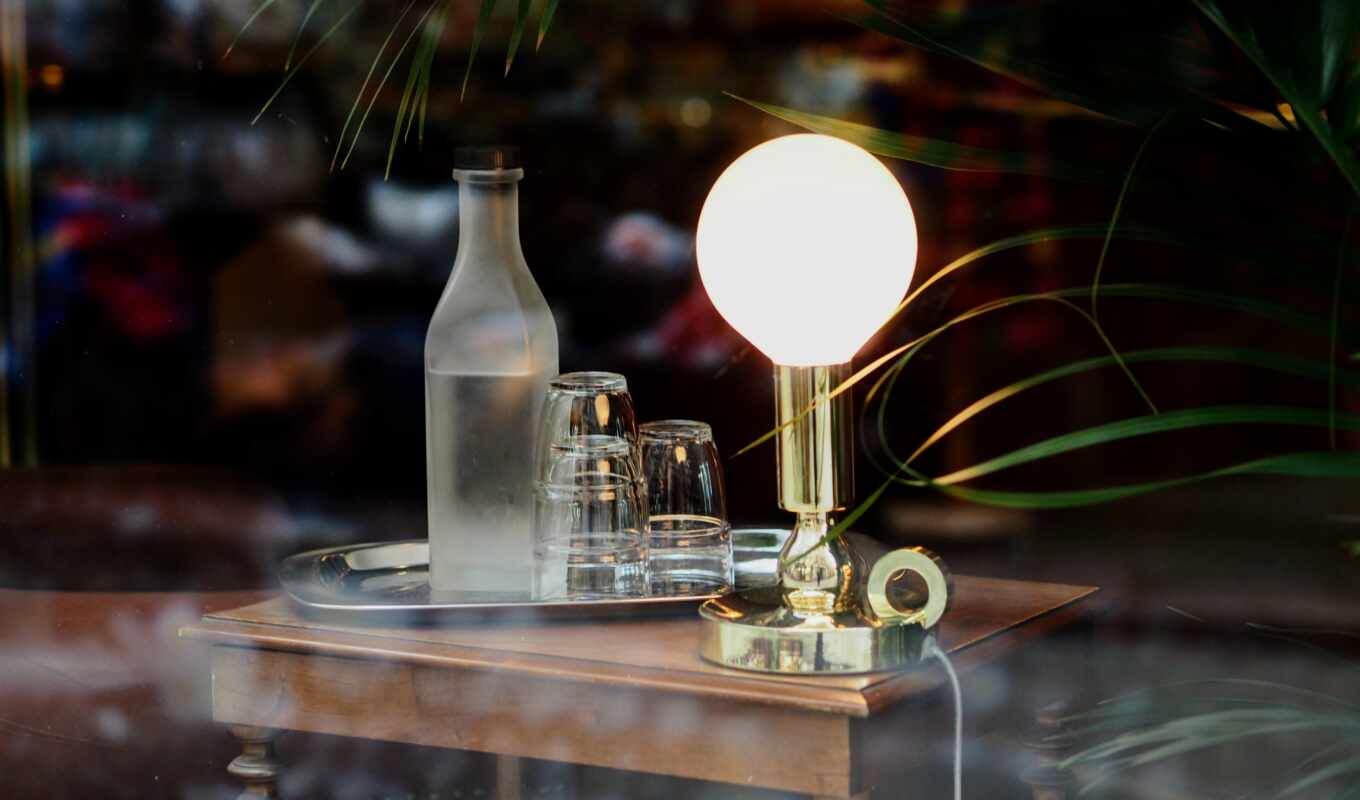 still, photography, table, focus, gold, life, lamp, on
