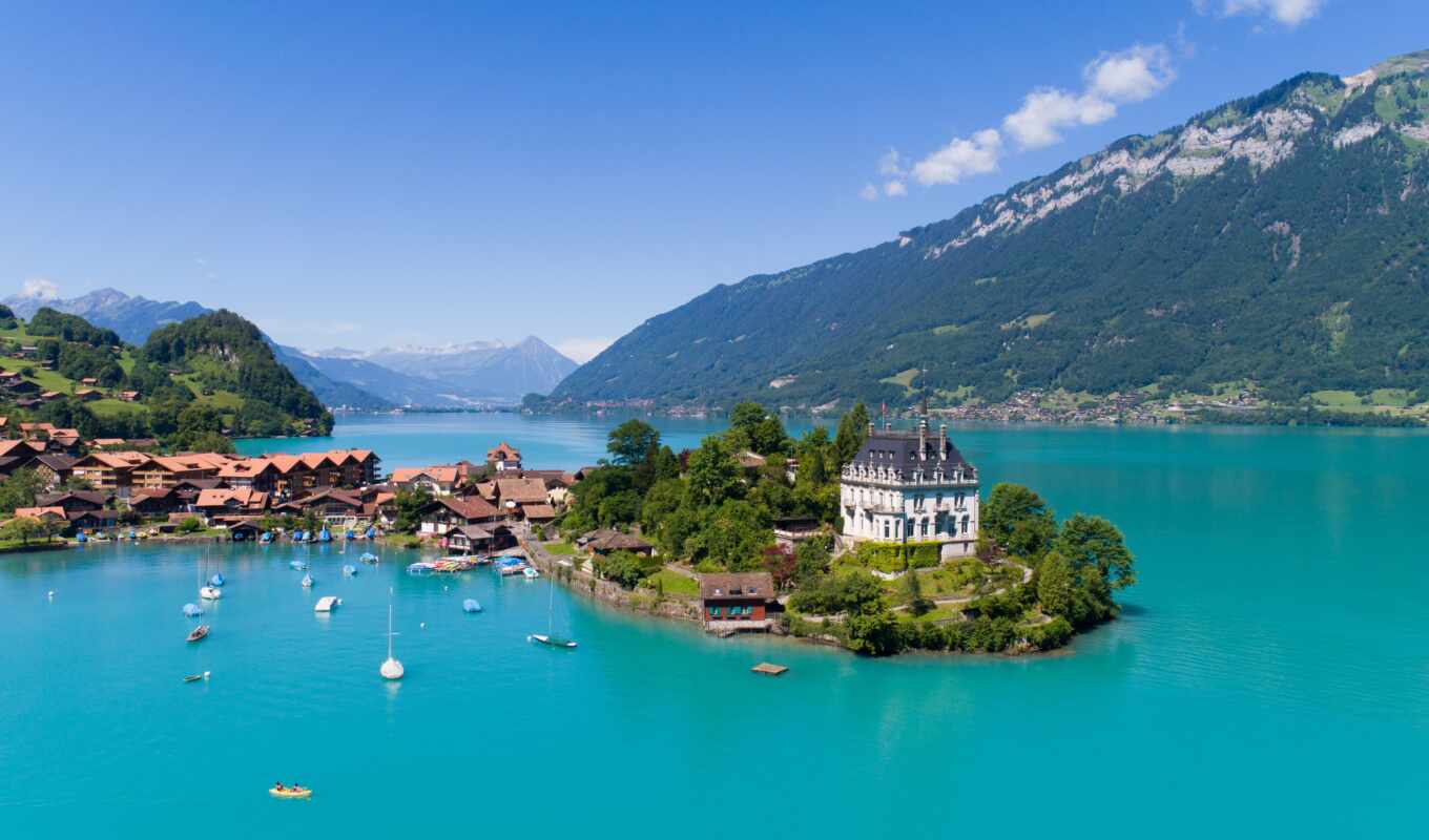 lake, photo, vector, home, city, luxury, shutterstock, Switzerland, sailboat