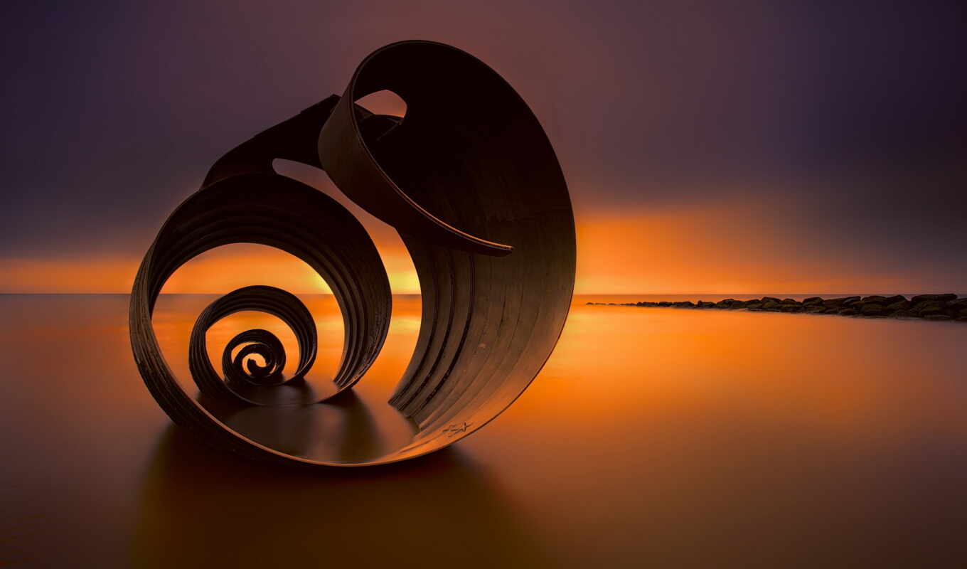 sunset, shell, sea, favorite, photos, they, explore, flickr, picssr