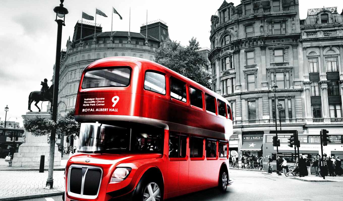 red, England, london, bus