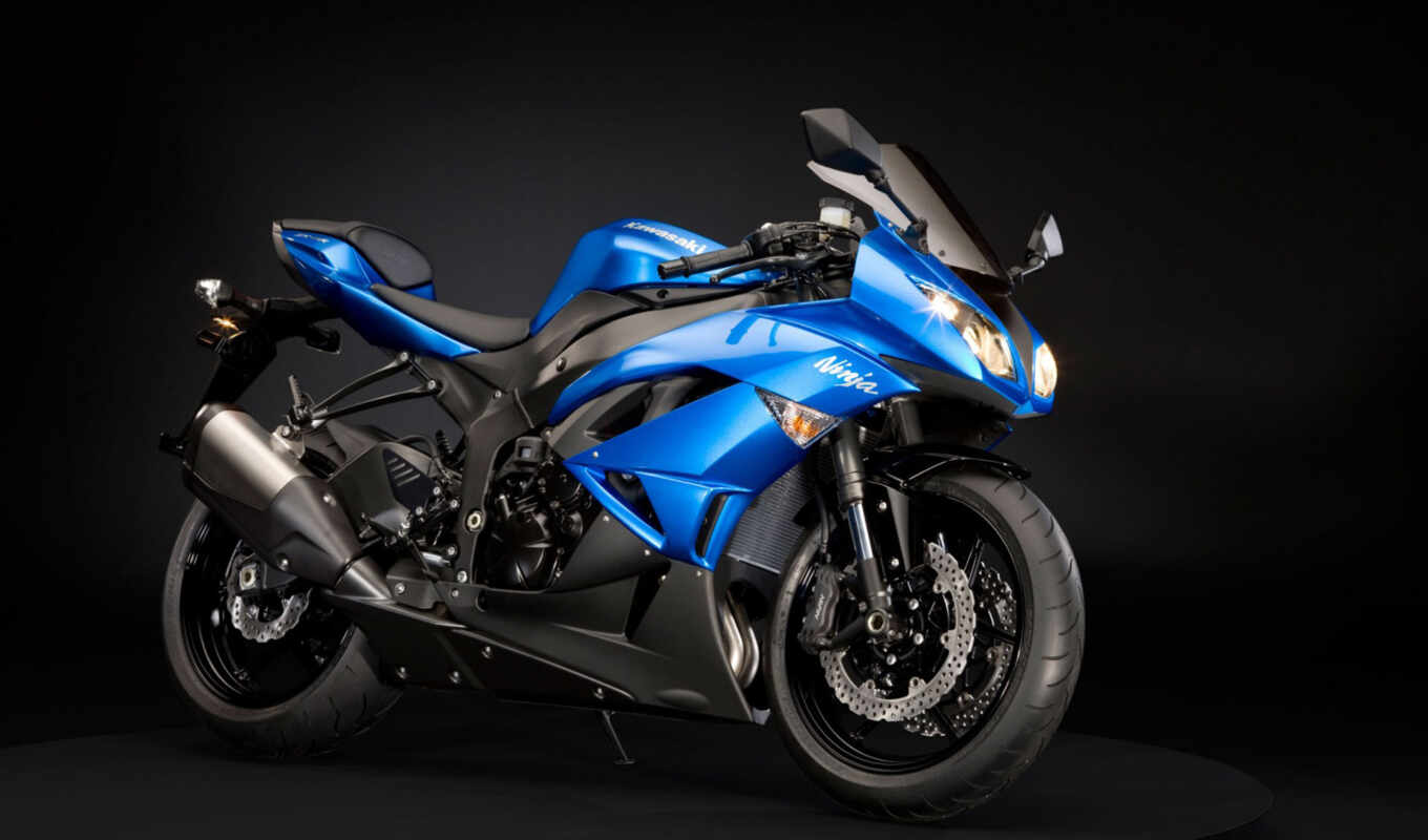 blue, мотоцикл