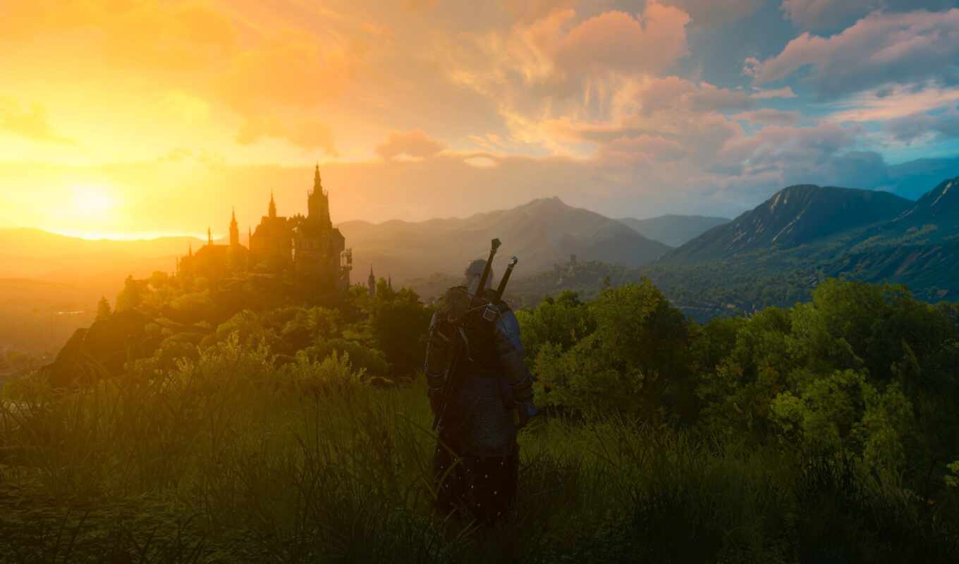 game, sun, the witcher