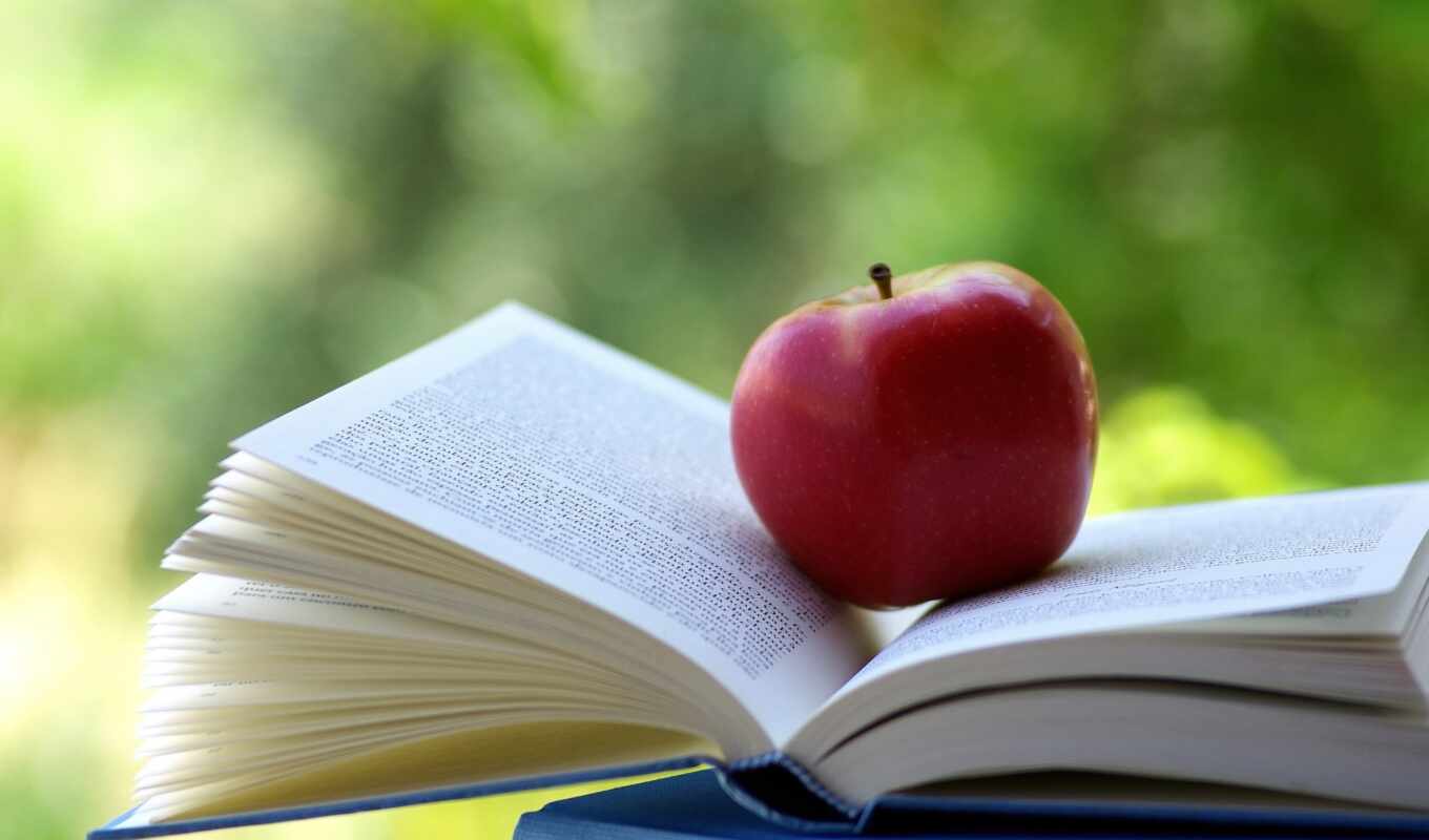 apple, book