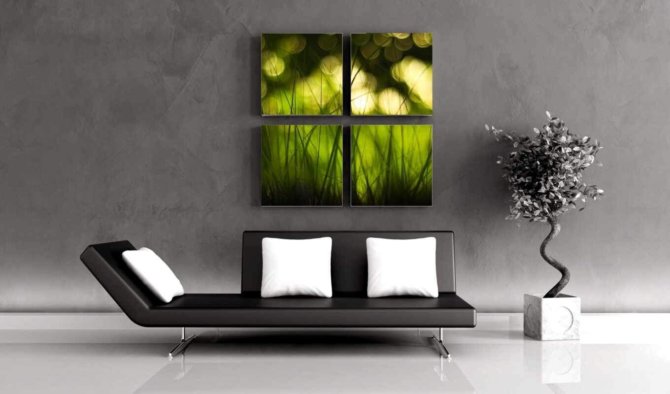 black, picture, sofa, white, buy, interior, interior design, paintings, training, posters, couch