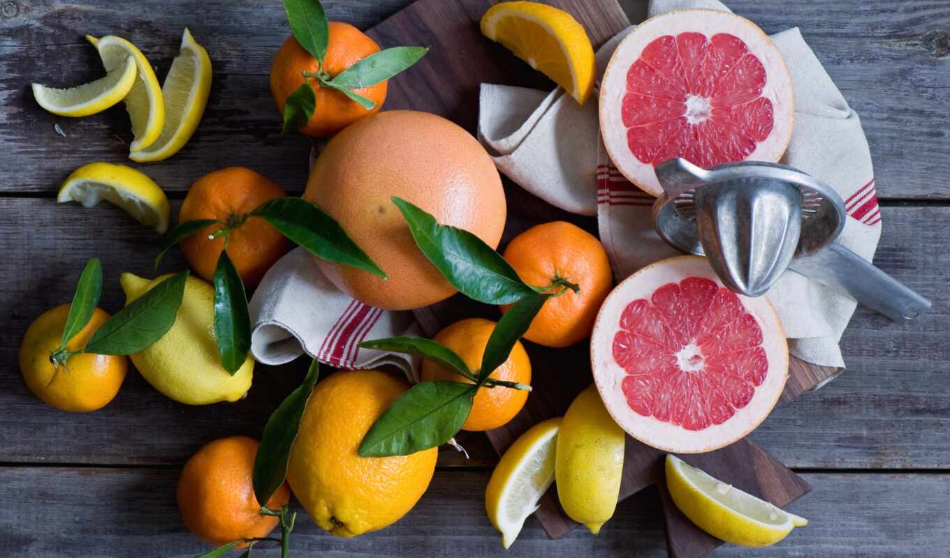 плод, lemon, оранжевый, punch, wooden, приготовить, цитрус, meal, подготовка, tangerine
