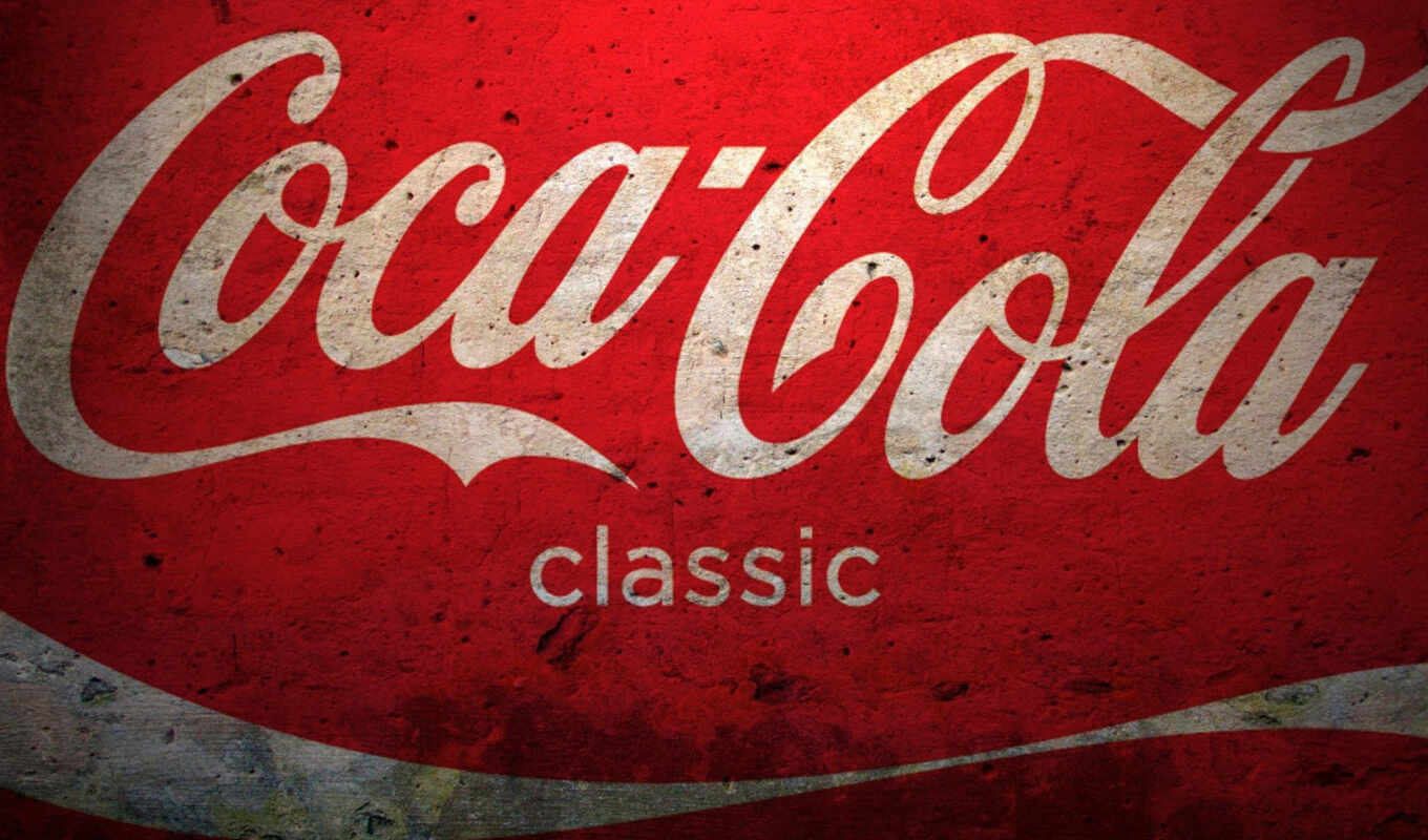 red, coca, cola, напиток, логотип