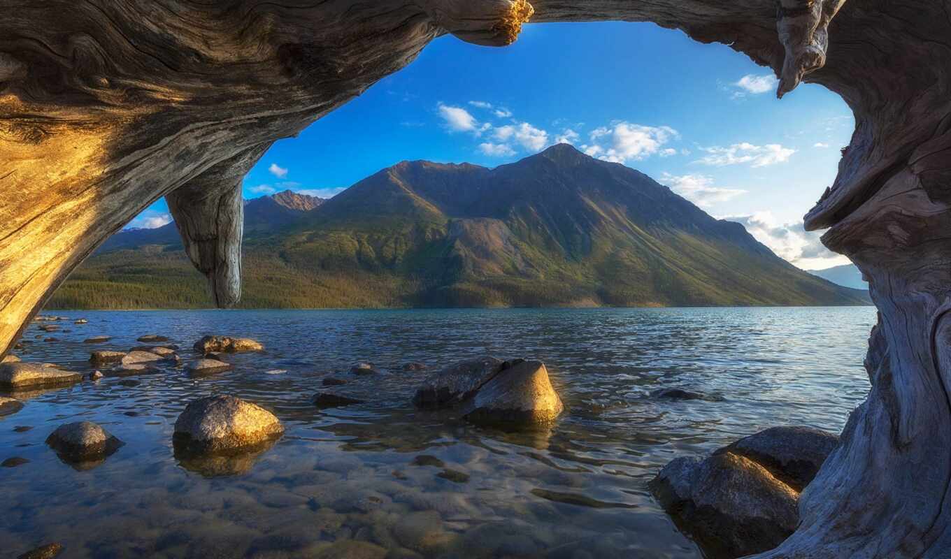 lake, photo, park, national, kluane