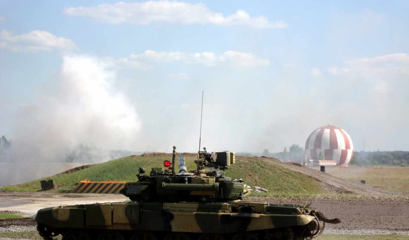 техника, россия, танк, полигон, т-90