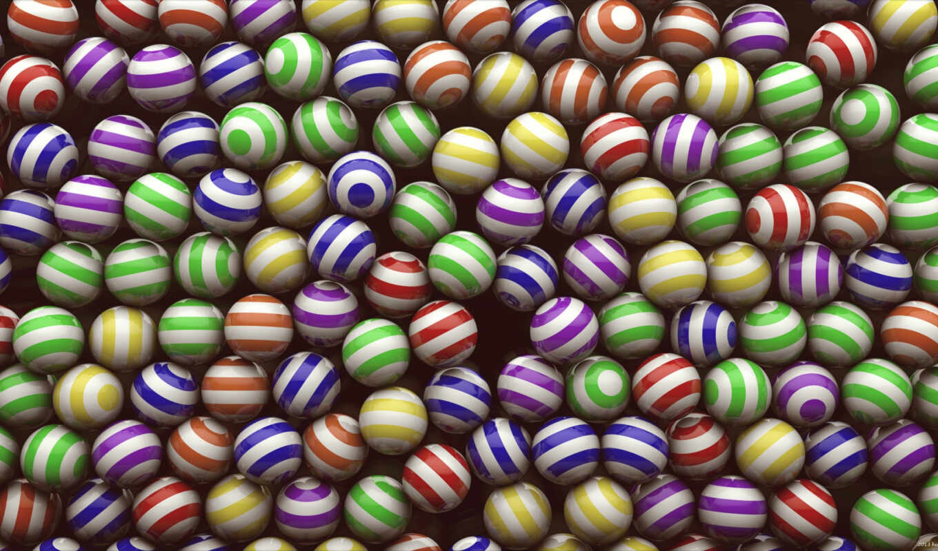 balls, multicolor