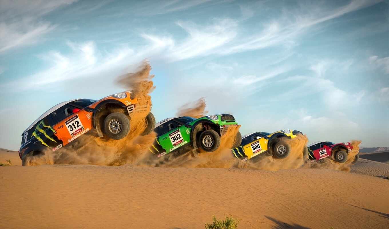 мини, песок, car, rally, cooper