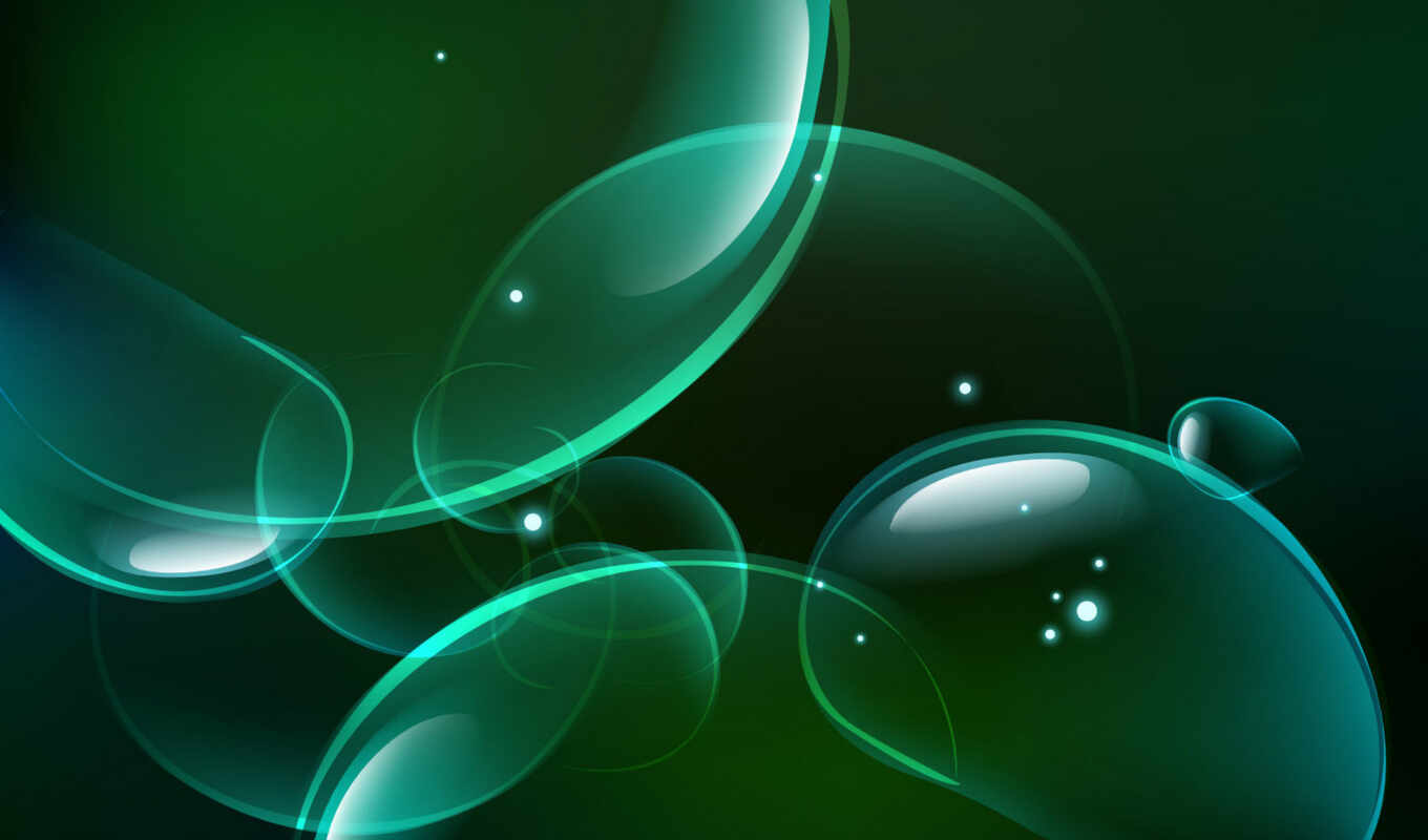 пузыри, bubble, абстрактные, зеленые, мыльные, зелёный, абстракция, свет, 