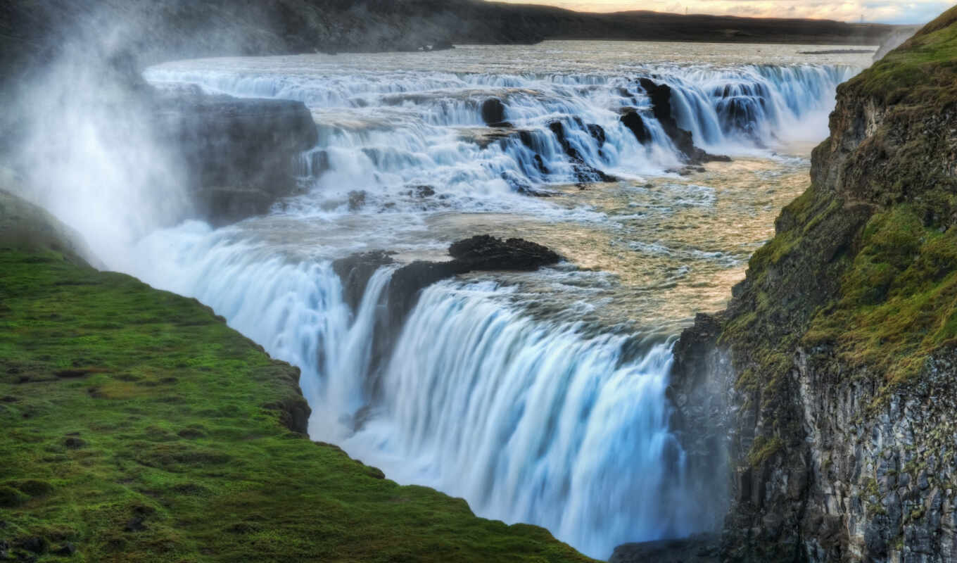 река, водопад, водопады, honor, новозеландия