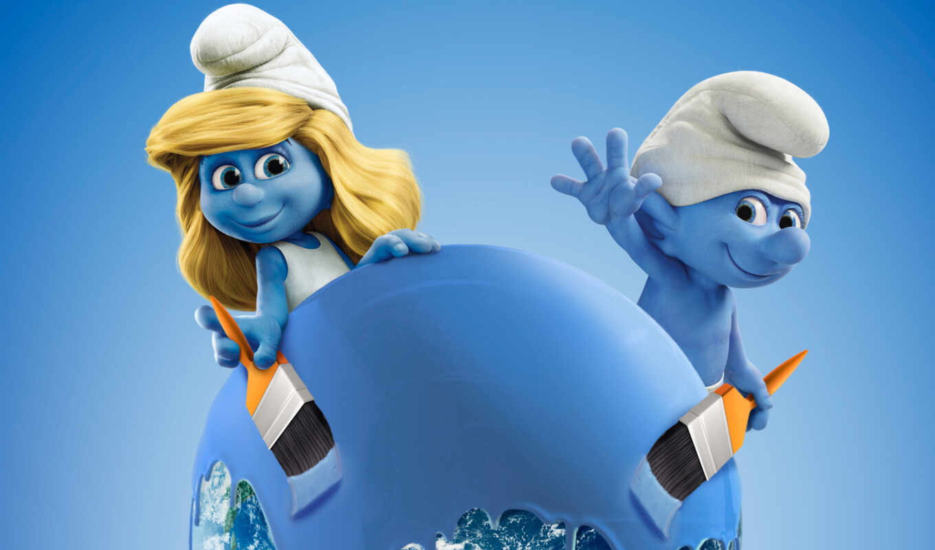 movie, village, to be removed, lost, smurfs