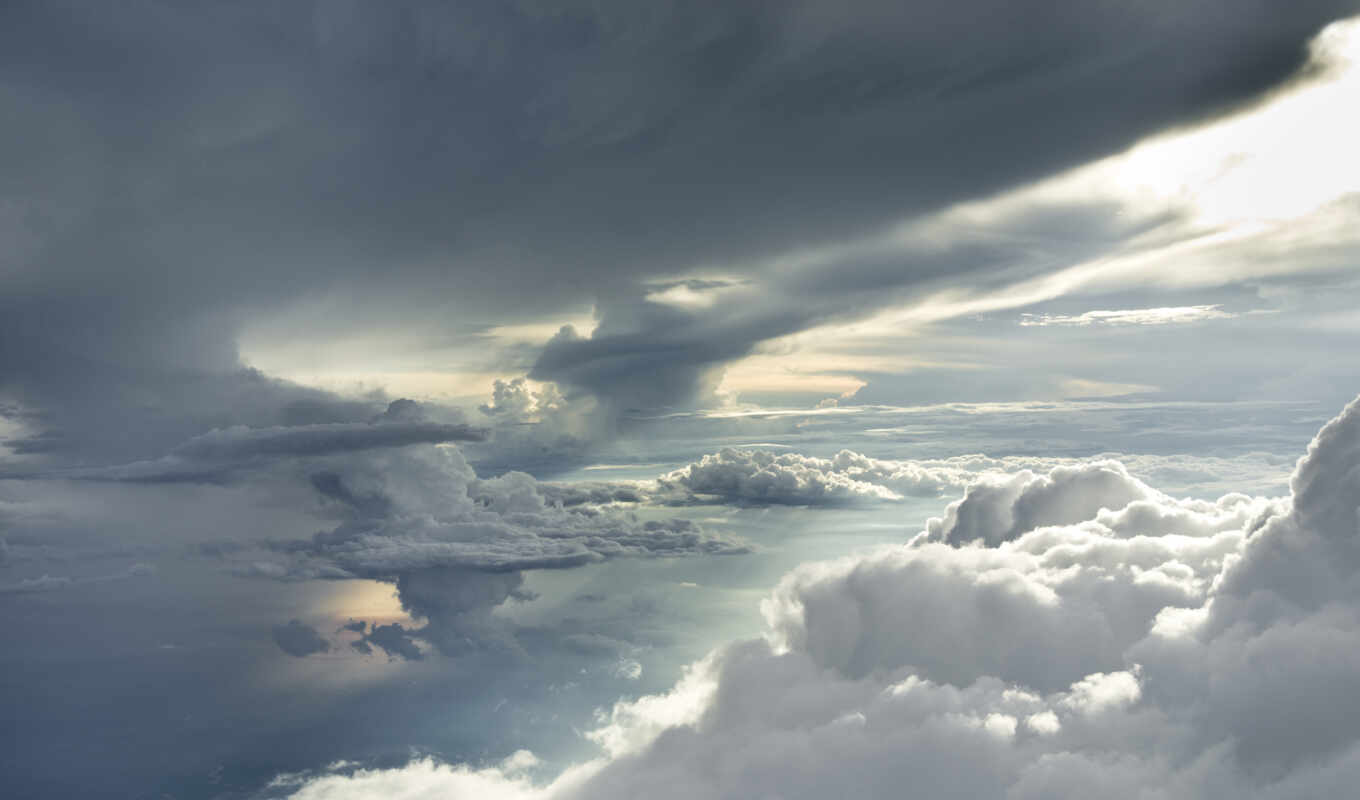 nature, the clouds, sky, picture, picture, clouds, with the button, right