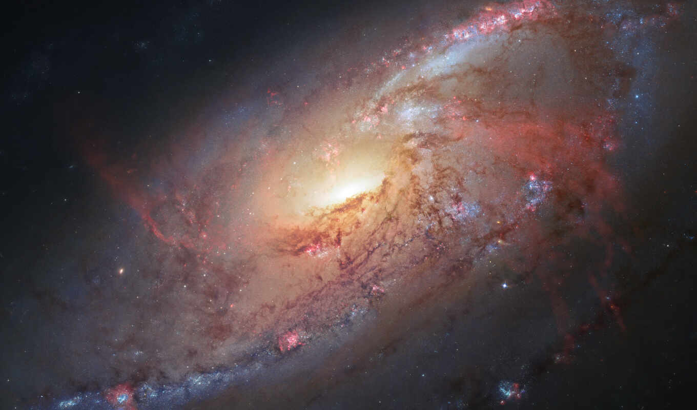 picture, space, hubble, spiral, messier