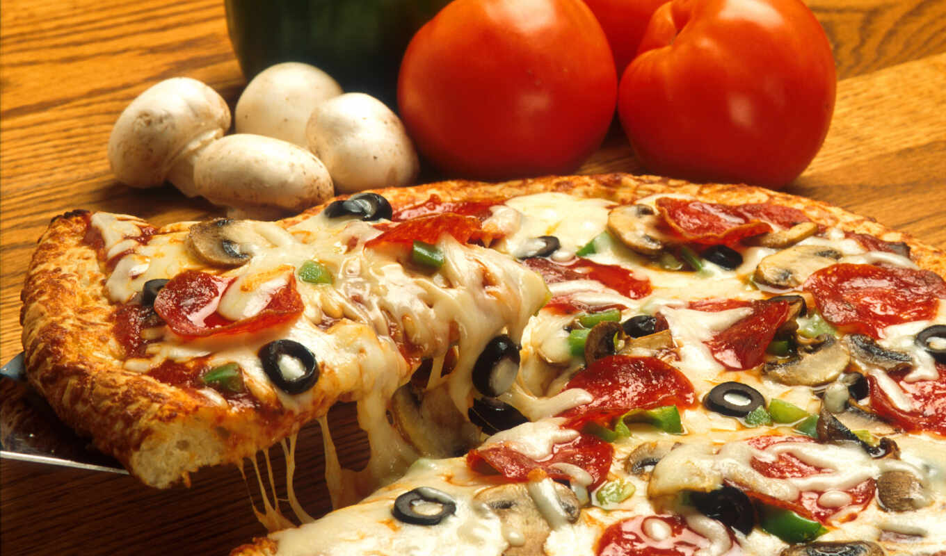 окно, пицца, decoration, вкусно, raw, mushroom, tomato