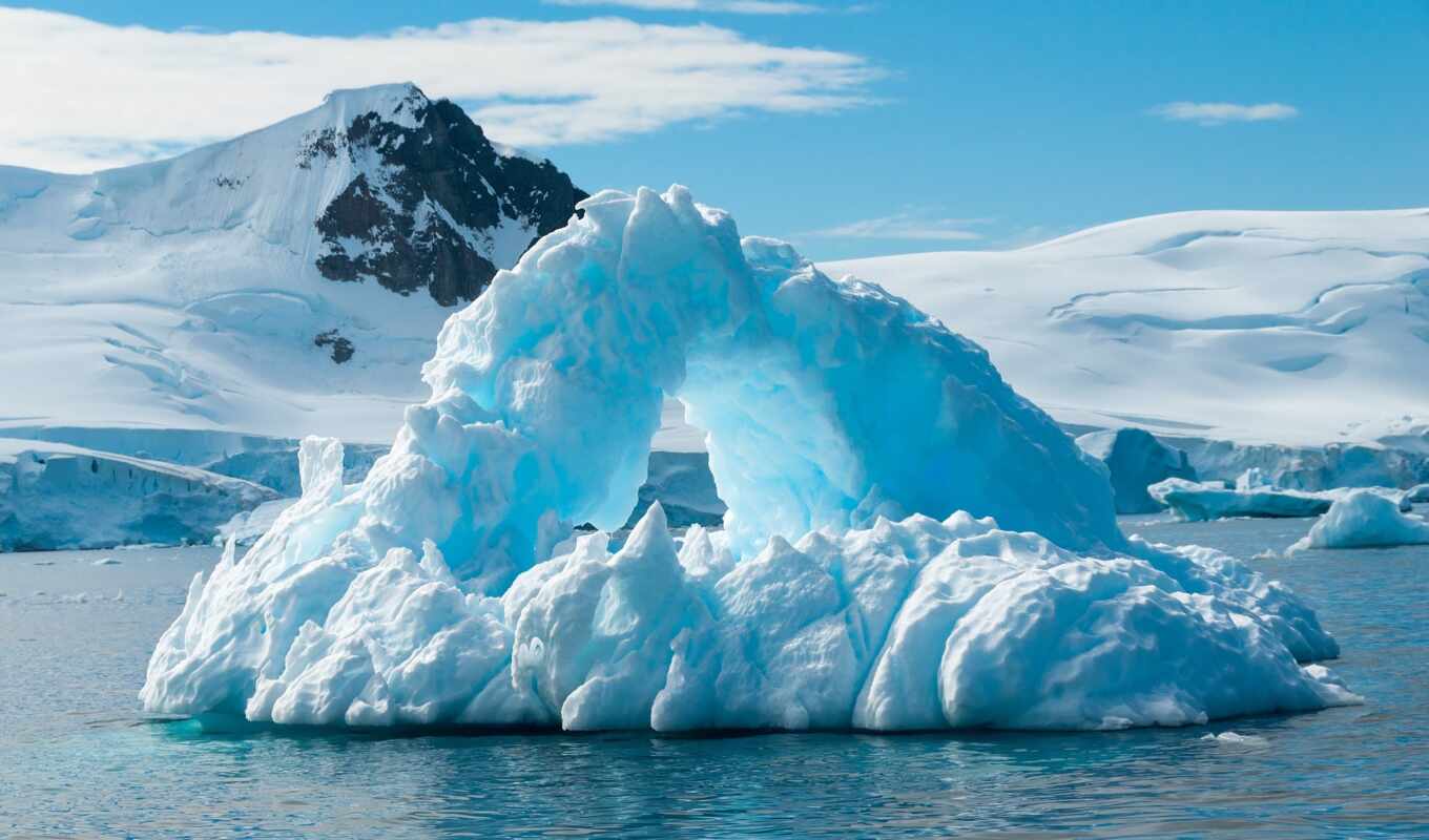 north, winter, антарктида, море, антарктида, iceberg, 