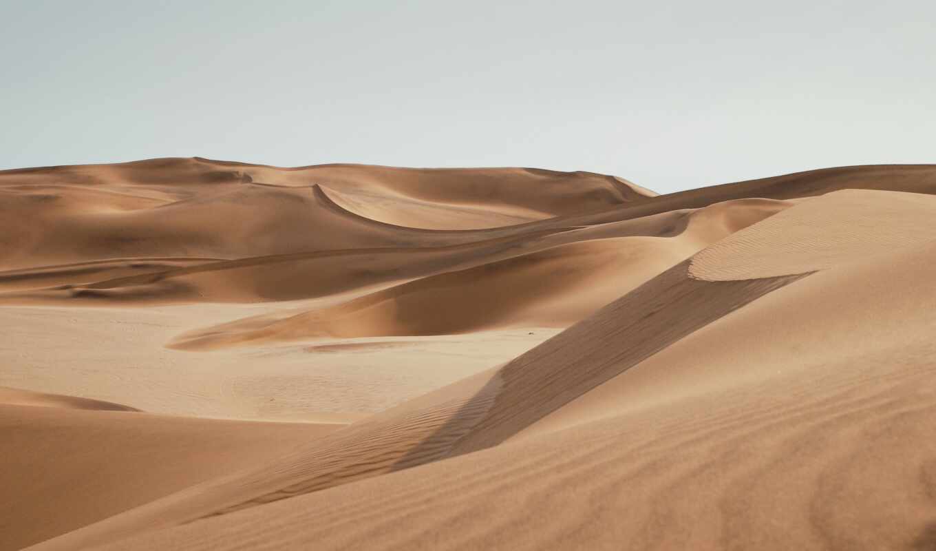 sand, desert, dune, e