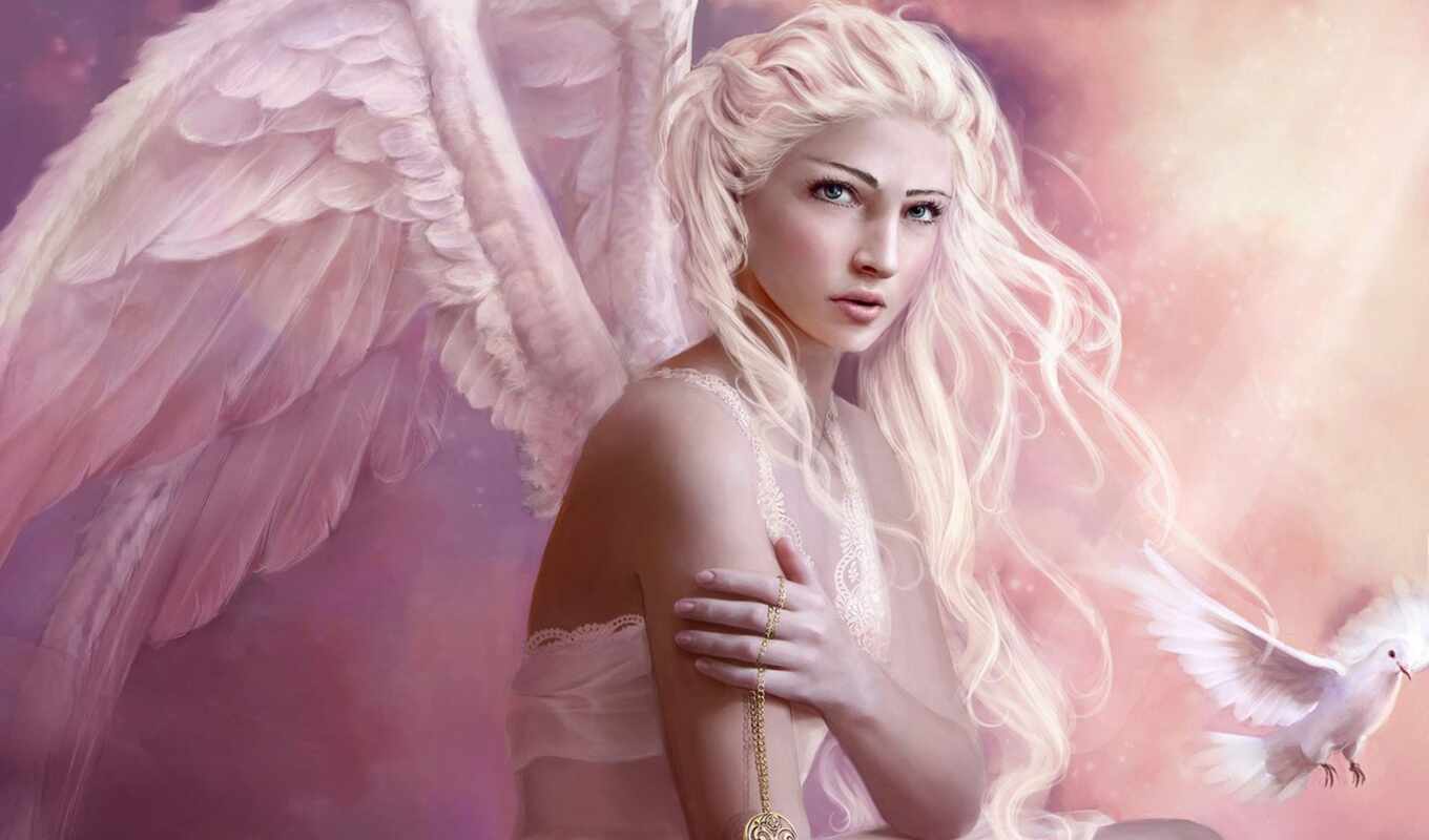 девушка, angel, fantasy, devushki, крылья