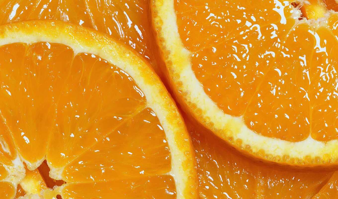 плод, оранжевый, slice
