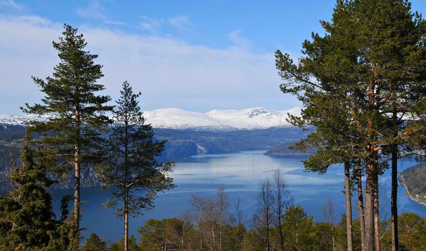 природа, гора, fjord, norwegian