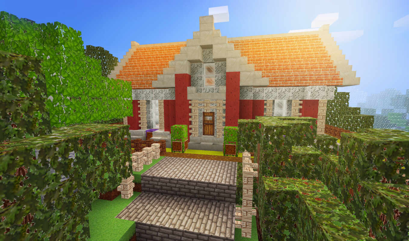 house, build, minecraft, fore, realmcraft