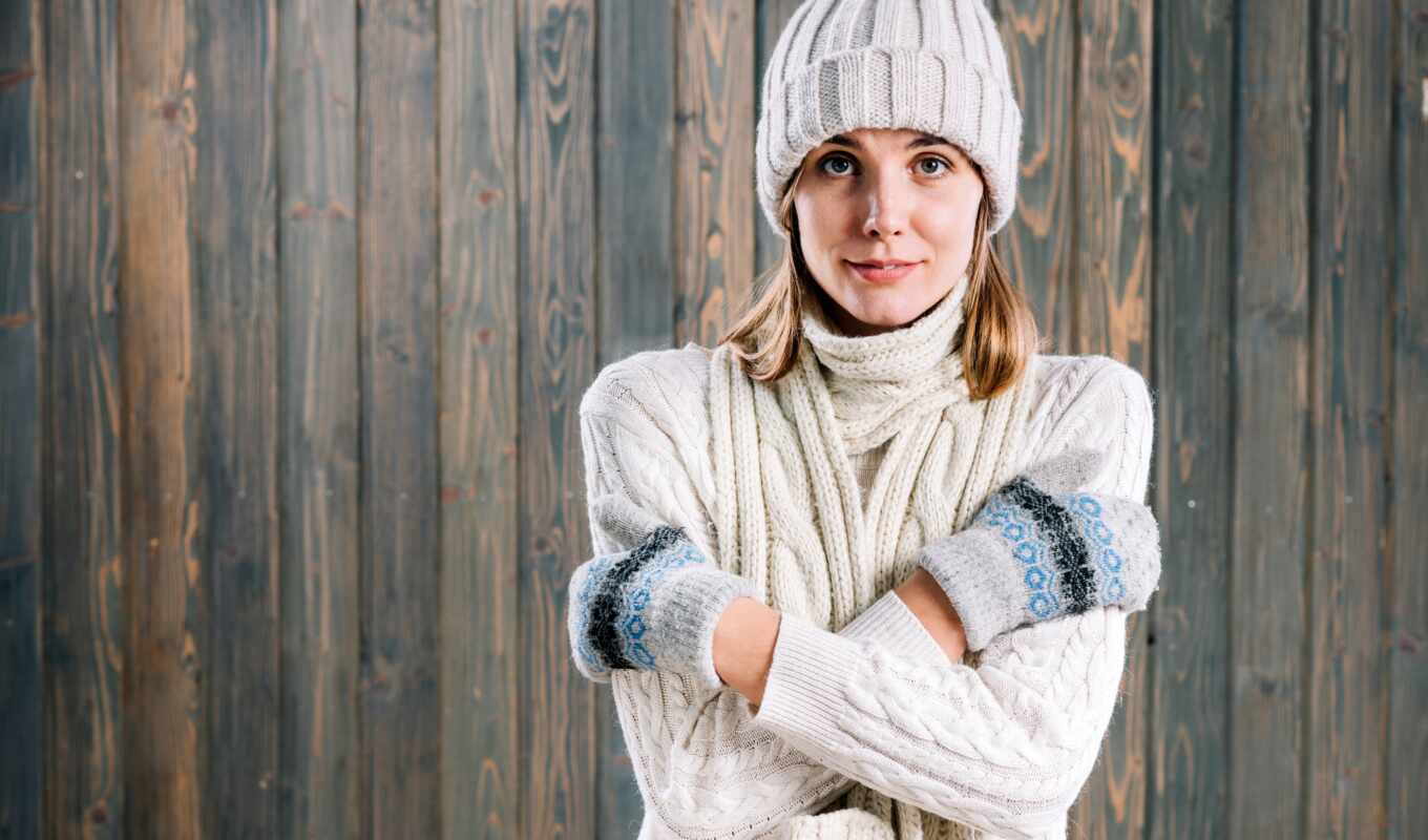 фото, рука, женщина, шапка, sweater, бук, arm, варежка, suet