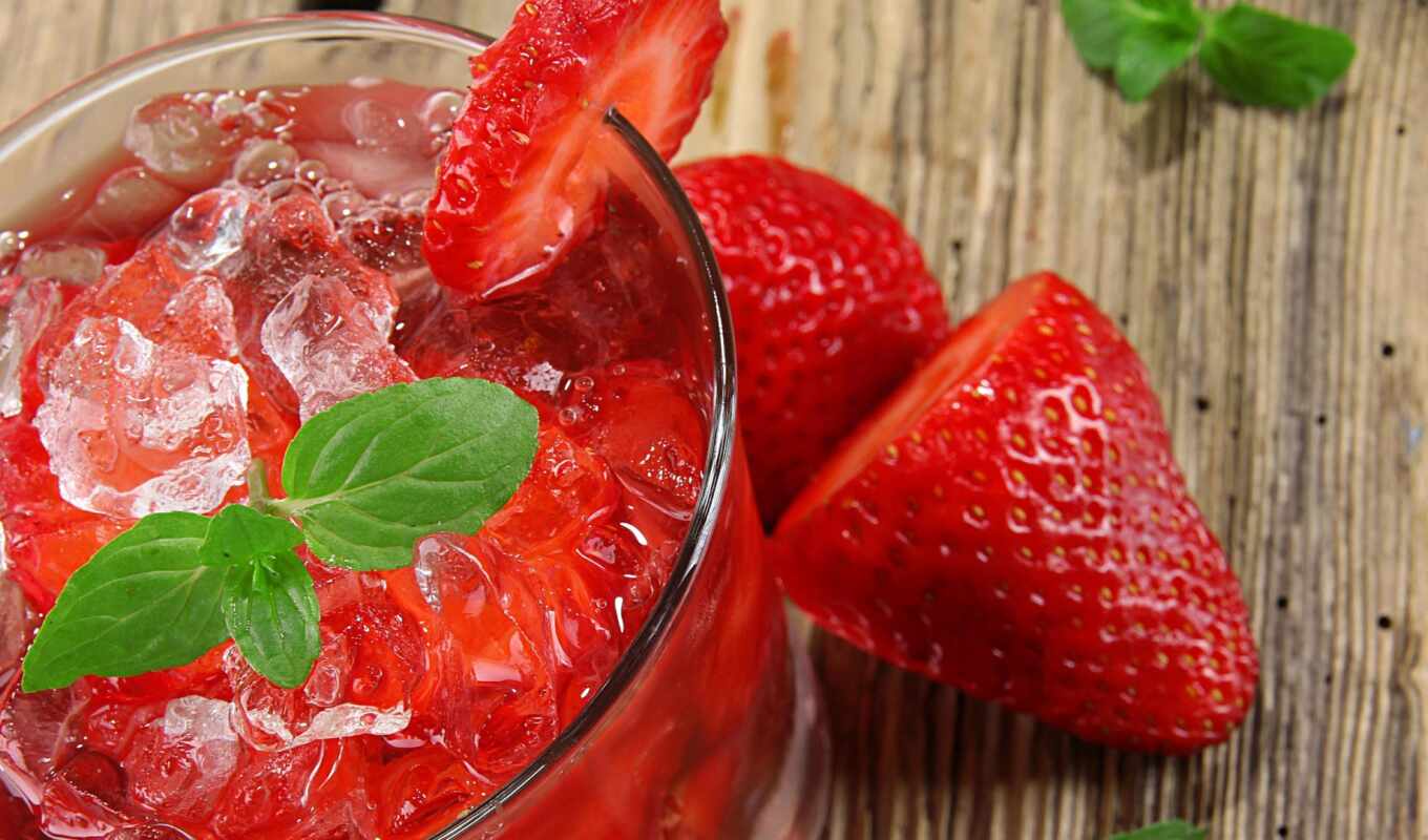 strawberry, recipe, mojito