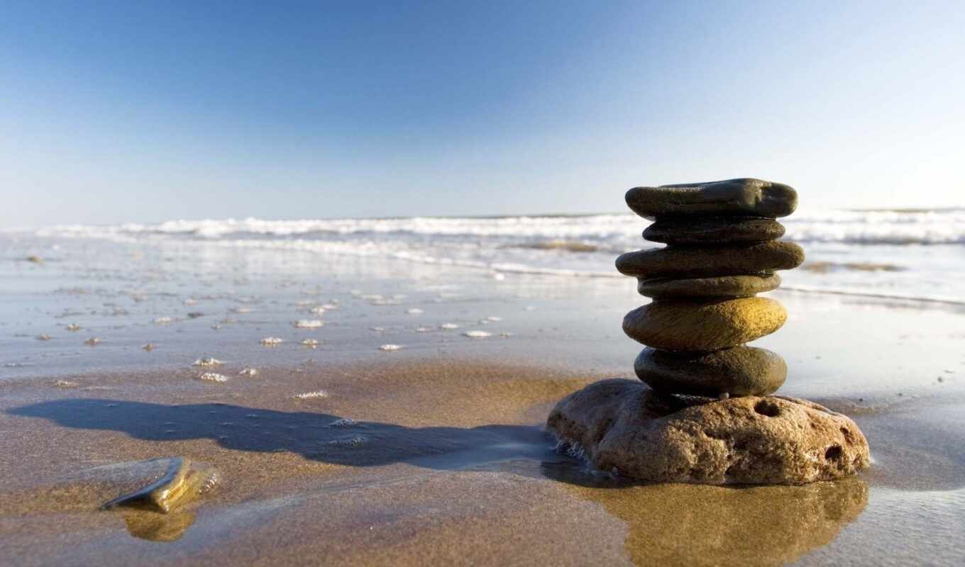 photo, art, stone, beach, sand, getty