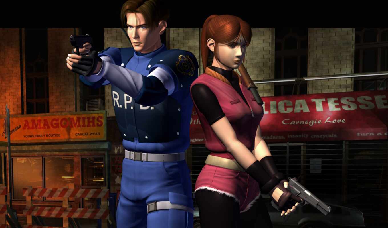 evil, game, playstation, resident, claire, Leon, remake, kennedy, redfield